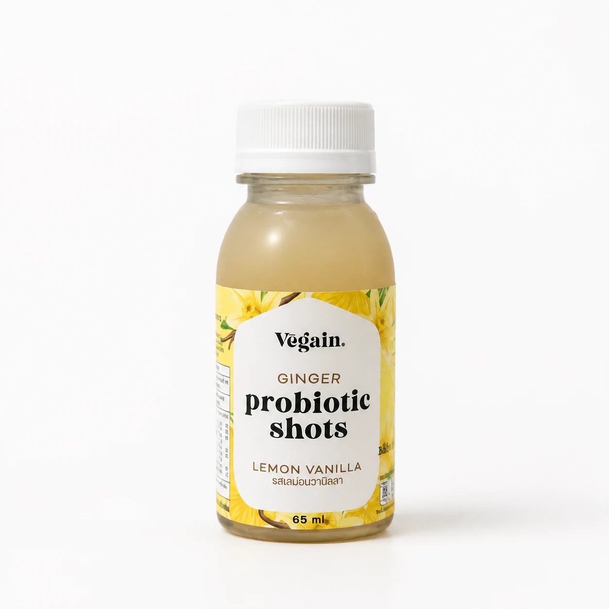 Ginger Probiotic Shot Lemon Vanilla · 65 ml
